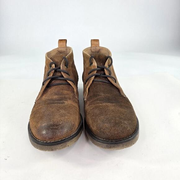 Bed Stu Rayburn Men's Rustic Suede Leather Ankle Boot US 9.5 Brown Chukka Boots - Picture 2 of 9